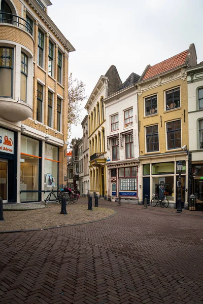Straßenansicht Der Stadt Gouda Niederlande — Stockfoto
