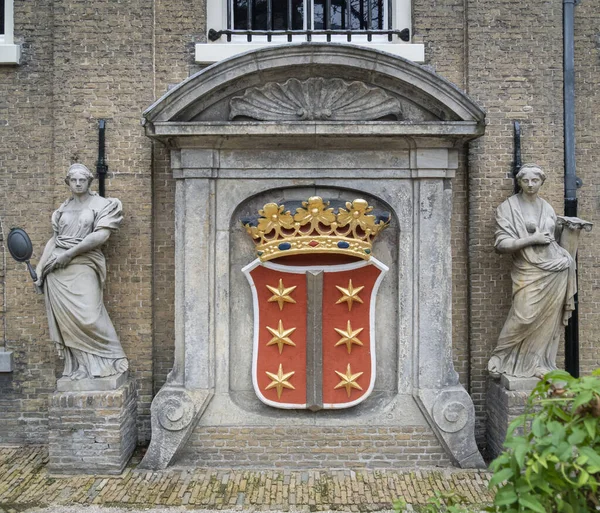 Het Wapen Van Gouda Het Museum Gouda Nederland — Stockfoto
