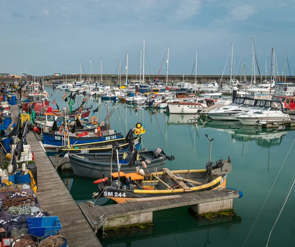 Utsikt Över Båtar Marinan Brighton East Sussex Storbritannien — Stockfoto