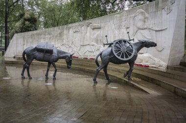 The Animals in War Memorial Park Lane, Londra, İngiltere