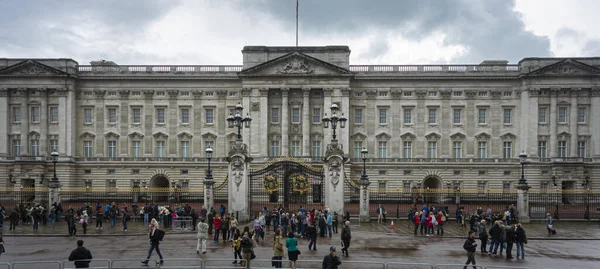 Fasada Pałacu Buckingham Londyn Wielka Brytania — Zdjęcie stockowe