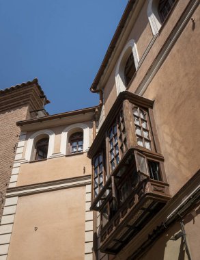 İspanya 'nın Toledo şehrindeki antik bina.