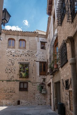 İspanya 'nın Toledo şehrinde antik mimari