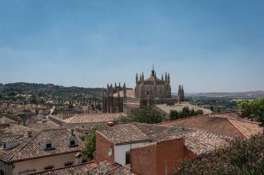 İspanya 'nın Toledo şehrinin merhaba açısı.