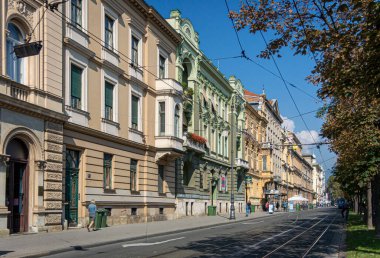 Hırvatistan 'ın Zagreb kentinde tarihi yapılar inşa ediliyor