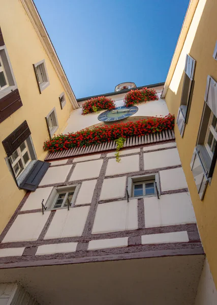 Almanya Nın Meersburg Kentindeki Şehir Kapısına Bakın — Stok fotoğraf