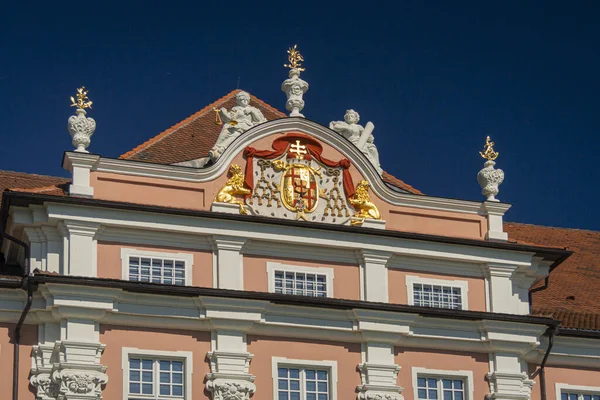 Fasáda Nového Paláce Německém Meersburgu — Stock fotografie