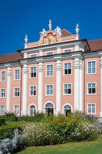 Fachada Novo Palácio Cidade Meersburg Alemanha — Fotografia de Stock