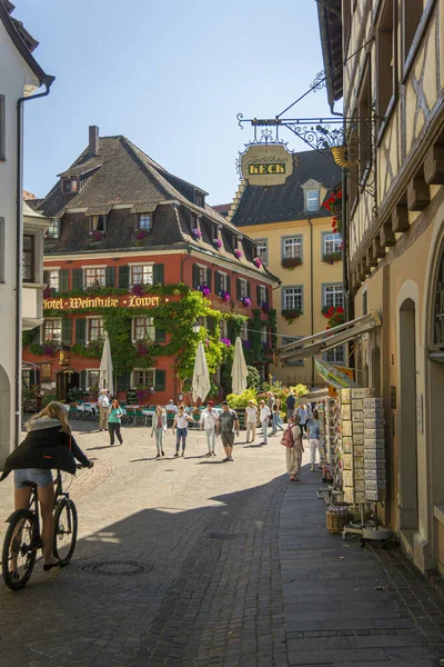 Meersburg Alemanha Setembro 2016 Vista Rua Cidade Meersburg Alemanha — Fotografia de Stock