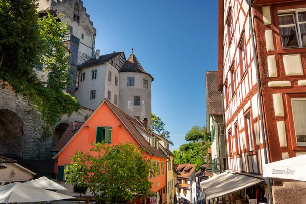 Meersburg Alemania Septiembre 2016 Vista Hacia Castillo Ciudad Meersburg Alemania — Foto de Stock