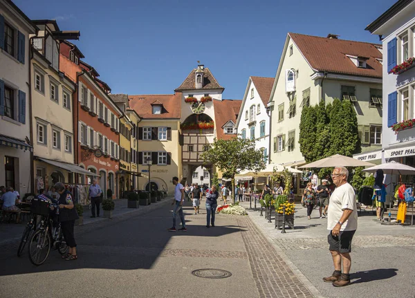 Meersburg Alemanha Setembro 2016 Vista Rua Cidade Meersburg Alemanha — Fotografia de Stock