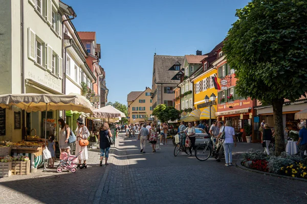 Meersburg Alemanha Setembro 2016 Vista Rua Cidade Meersburg Alemanha — Fotografia de Stock