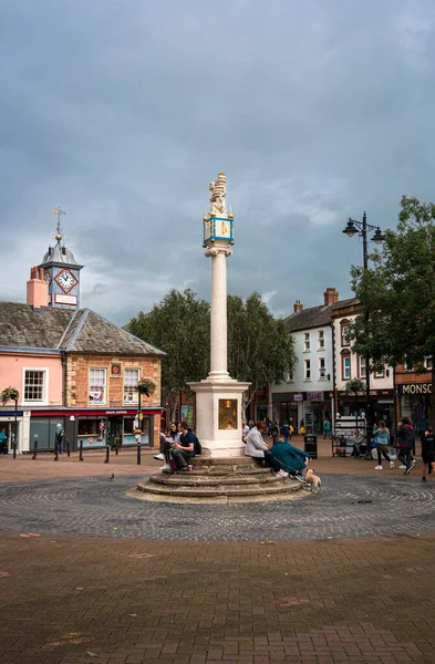 Carlisle Cumbrie Royaume Uni Août 2020 Monument Traditionnel Colonnes Xviie — Photo