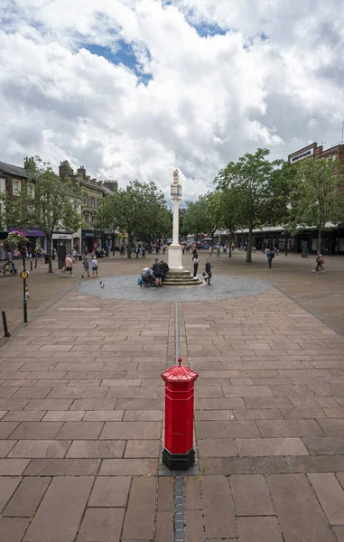 Carlisle Cumbria Reino Unido Agosto 2020 Monumento Tradicional Columna Del — Foto de Stock