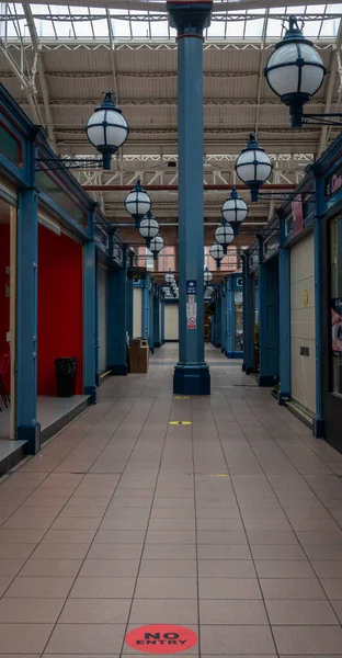 Carlisle Cumbria August 2020 Carlisle Market Interior Carlisle Cumbria — 图库照片