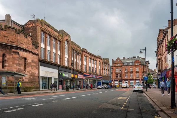 Carlisle Cumbria August 2020 Street View City Carlisle — 图库照片