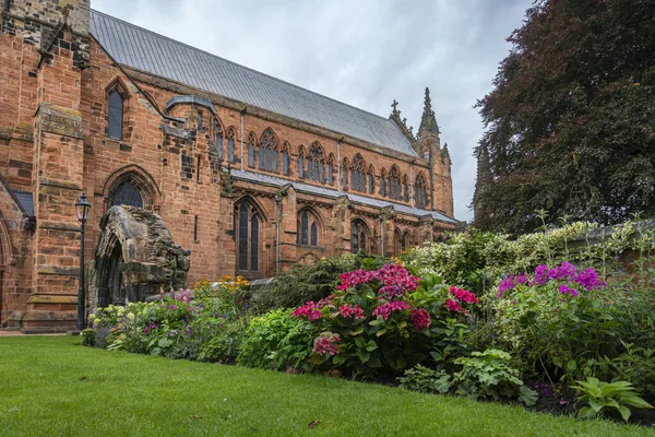 Cathédrale Carlisle Dans Ville Carlisle Cumbria Royaume Uni — Photo
