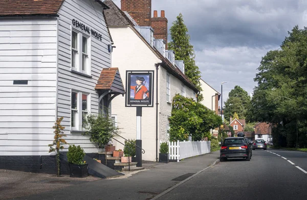 General Wolfe Pub Nel Villaggio Westerham Kent Regno Unito — Foto Stock