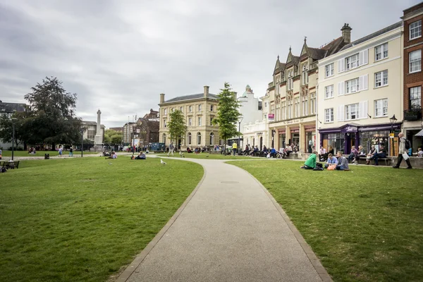 Cathedral Yard, Exeter — Stock Photo, Image