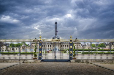 Paris, Fransa'da Ecole Militaire kapı girişi