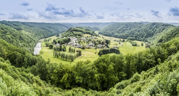 Frahan, Belgium Panorama — Stock Photo, Image