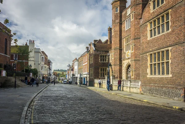 Almshouses Guildford High Street — Foto Stock