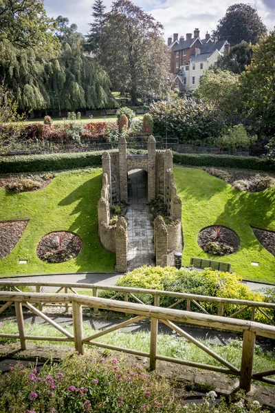 Giardini del Castello di Guildford, Surrey — Foto Stock