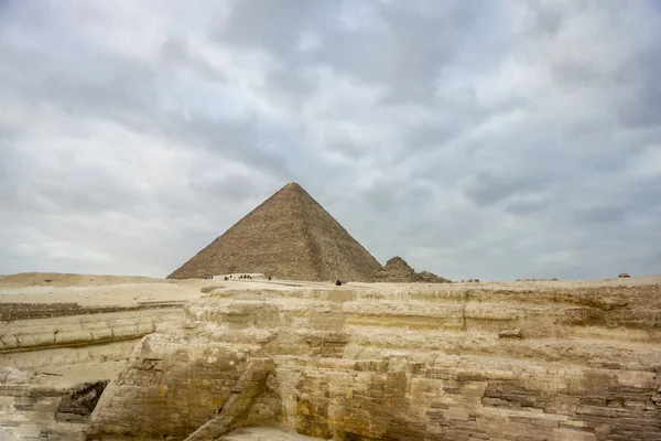 Velká pyramida v Gíze Chufu — Stock fotografie