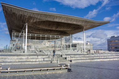 Galce Meclis Binası Cardiff Bay, İngiltere