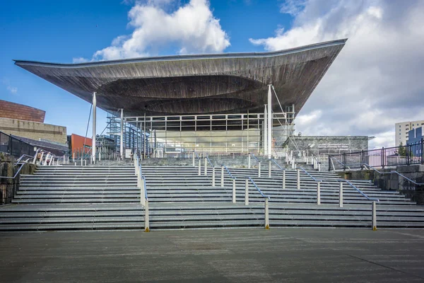 Edificio de montaje galés en Cardiff Bay, Reino Unido —  Fotos de Stock