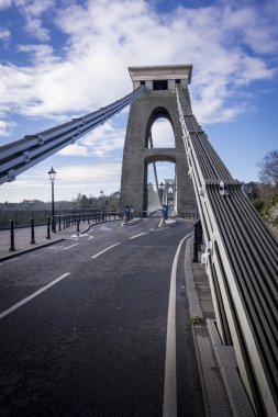 Çelik kablolar Clifton asma köprü, Bristol, İngiltere