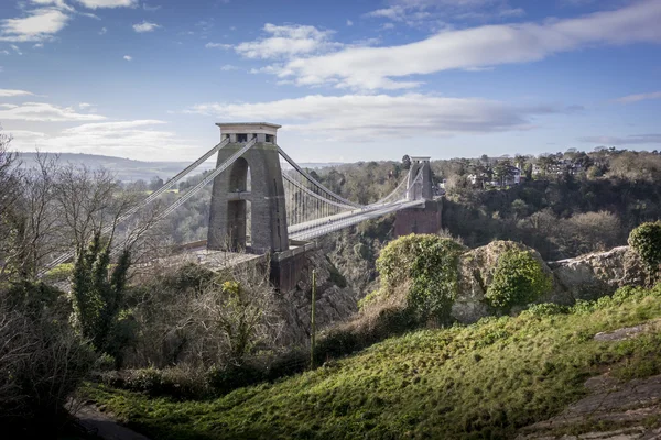 Clifton-Hängebrücke, bristol uk — Stockfoto