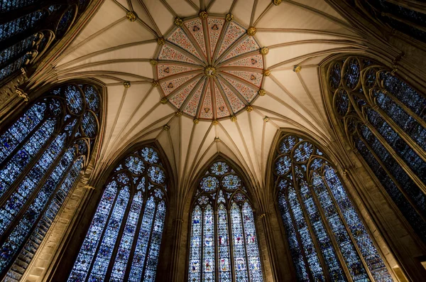 York Minster kapituly strop — Stock fotografie