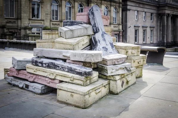 Hoppas Street 'Resväskor', Liverpool — Stockfoto