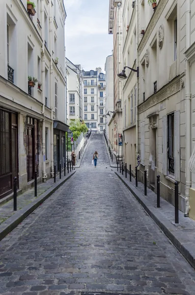 Typical Parisian Suburban Street — Stock Photo, Image