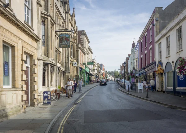 Glastonbury High Street — Zdjęcie stockowe