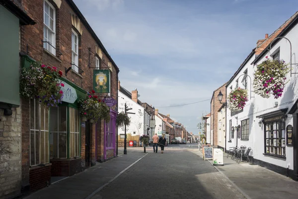 Centrum města Glastonbury — Stock fotografie