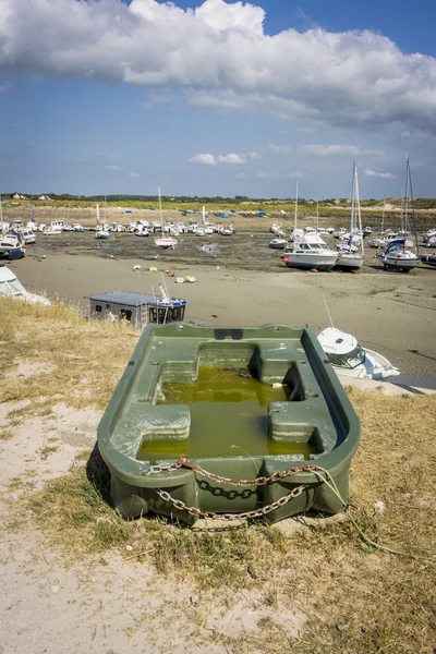 Portbail Harbour, Normandy, France — Stock fotografie