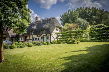 İngilizce Köyü Thatched yazlık ve Bahçe