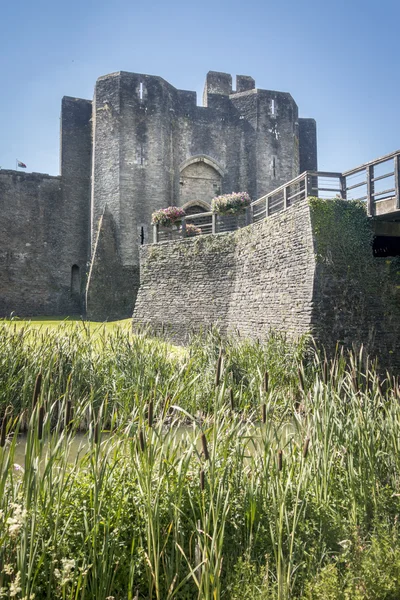 Zamek Caerphilly — Zdjęcie stockowe