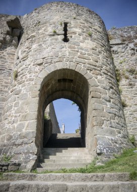 Kemer Dinan, Brittany, Fransa şehir duvarı