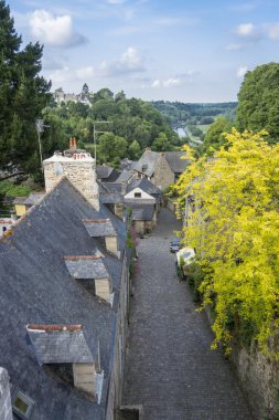 Dinan şehir, Brittany, Fransa
