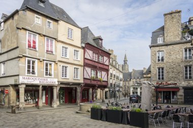 Dinan şehir, Brittany, Fransa