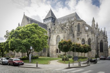 Kilise (kilise) Saint Malo, Dinan, Brittany, Fransa