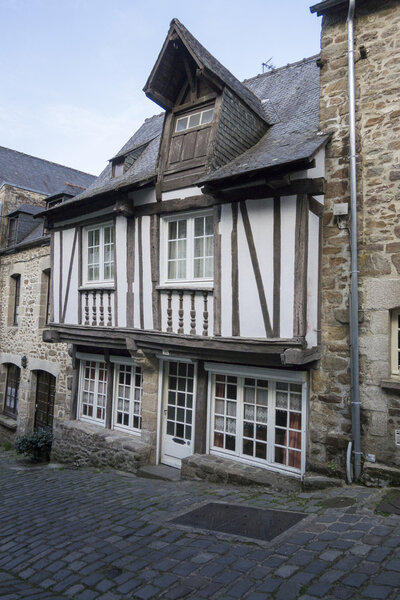 Средневековое здание, Динан, Бретань Франция