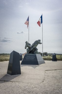 D-Day Anıtı, Utah kumsalı, Normandy, Fransa