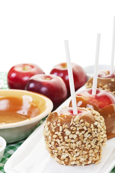 Making Candy Apples — 스톡 사진