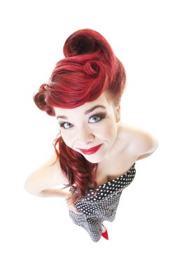 Pinup balıkgözü portre