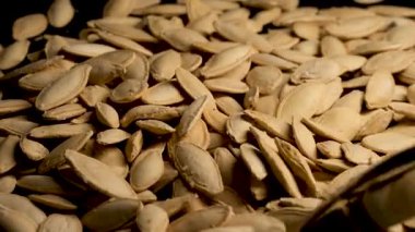 Taze Ayçiçeği tohumları yakın çekim