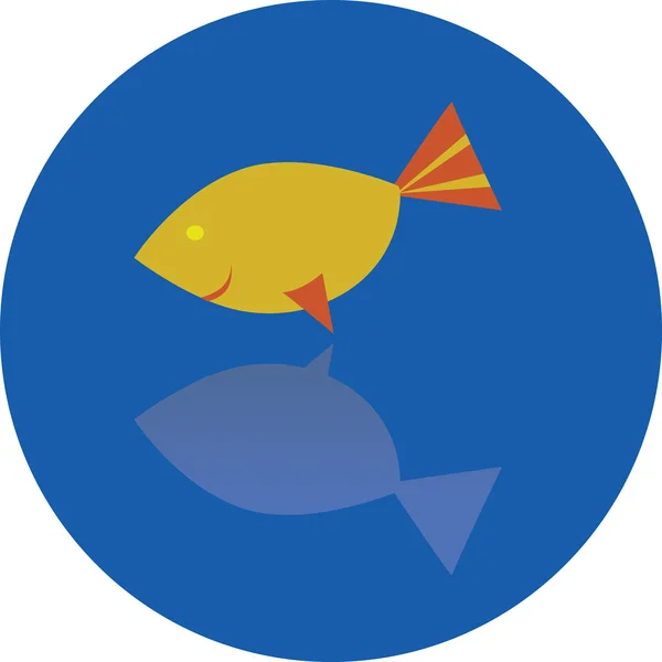 鱼的图标玩具 — 图库矢量图片